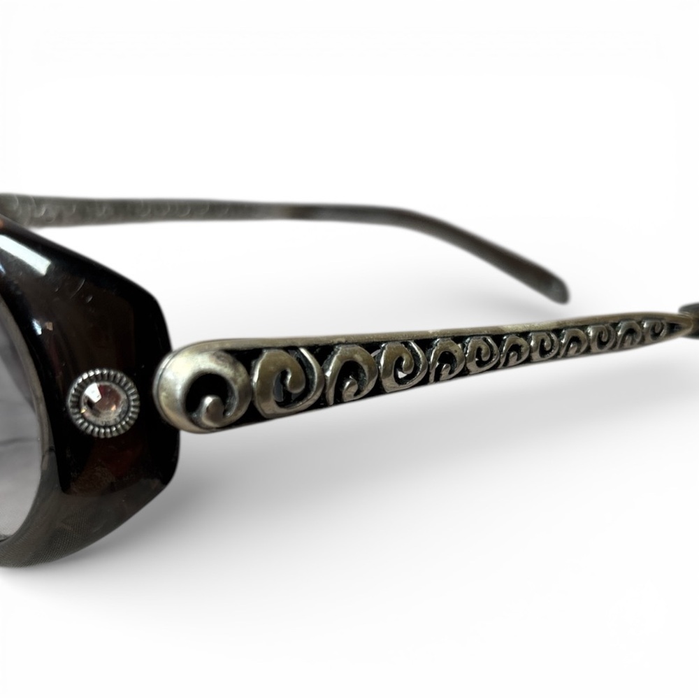 Brighton Steel Gray Sunglasses with Patterned Case - Picture 6 of 9